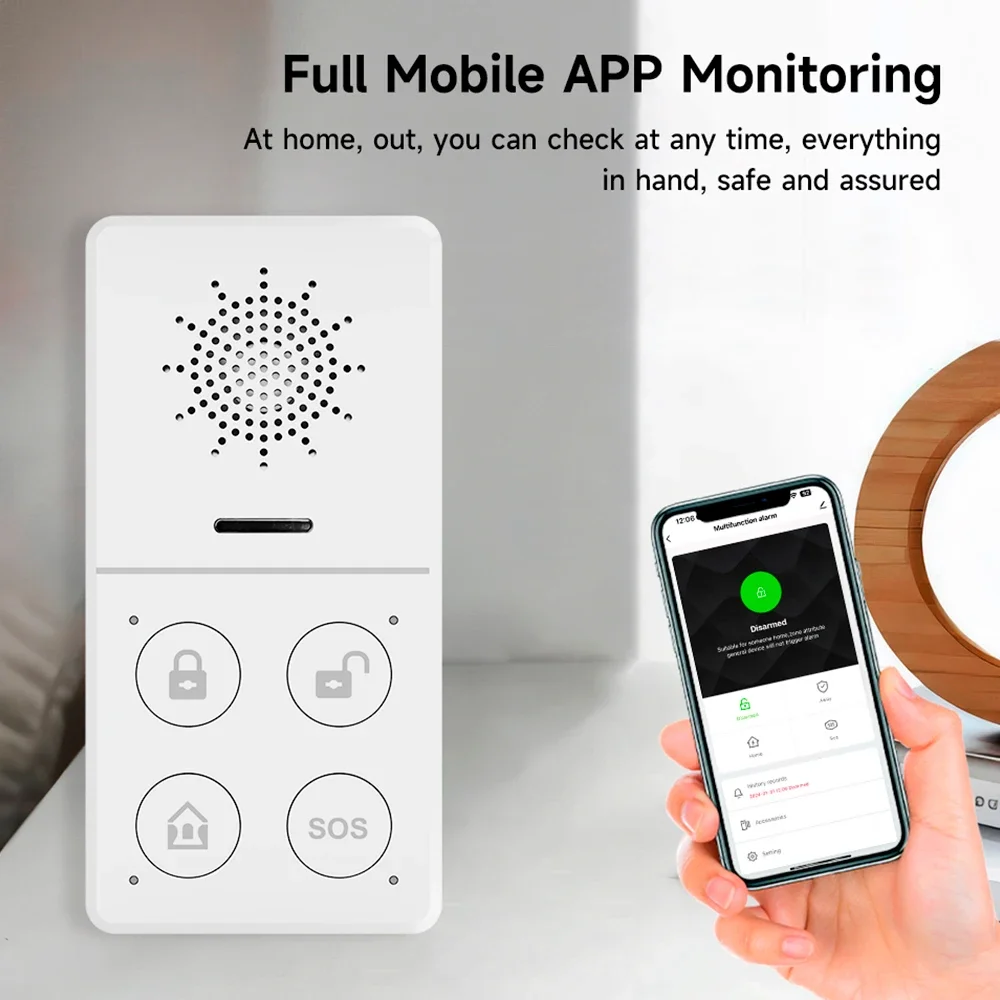 Tuya Wifi Smart Alarm System 4 - Smart Home Automation Diy review and price