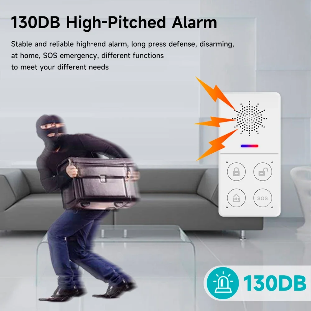 Tuya Wifi Smart Alarm System 4 - Smart Home Automation Diy review and price