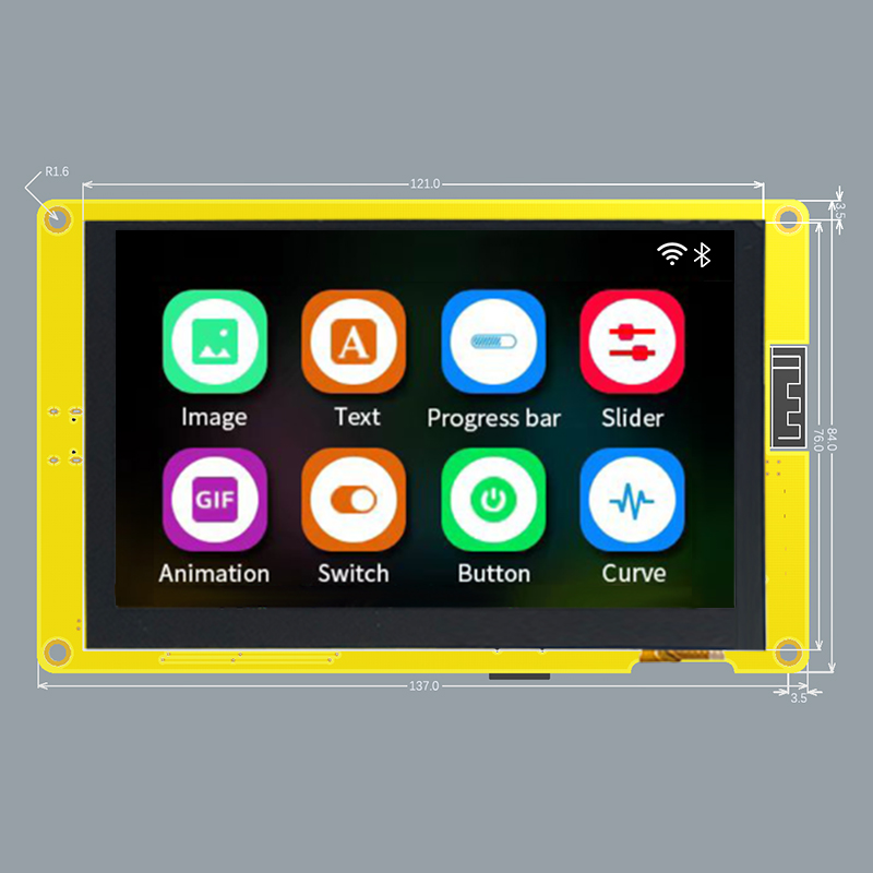 ESP32-S3 5 Inch IPS TFT Screen - Home Automation Arduino review and price