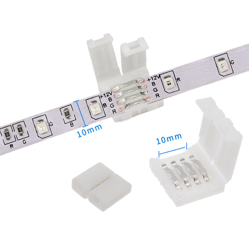 5pcs 4PIN 8mm Led Connector L  - Rgb Led Matrix 8X8 review and price
