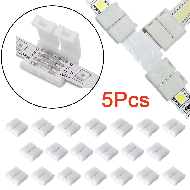 5pcs 4PIN 8mm Led Connector L  - Rgb Led Matrix 8X8 review and price