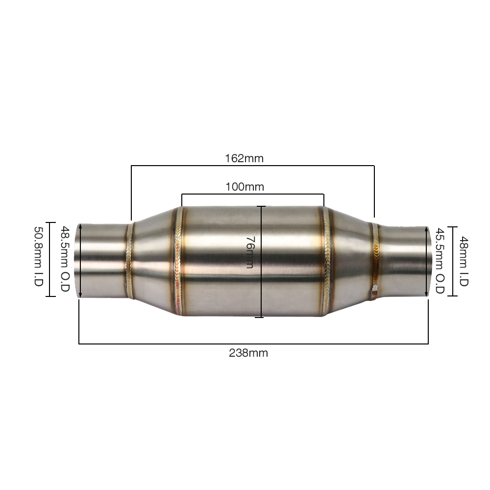 ZSDTRP 51MM Motorcycle Catalys - Ir Blaster Universal review and price