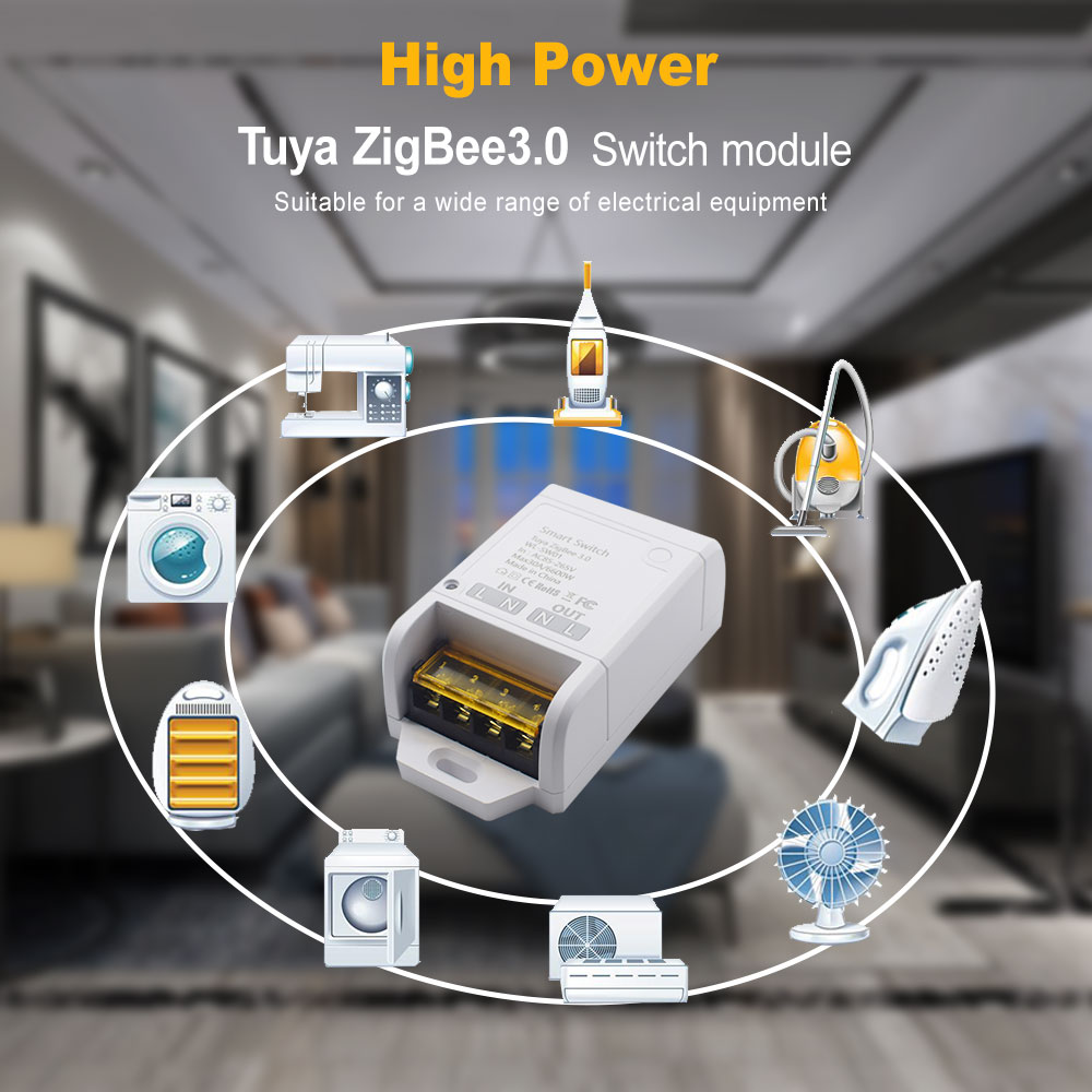 1-10pcs 30A 6600W Zigbee Smart - Home Automation Technology review and price