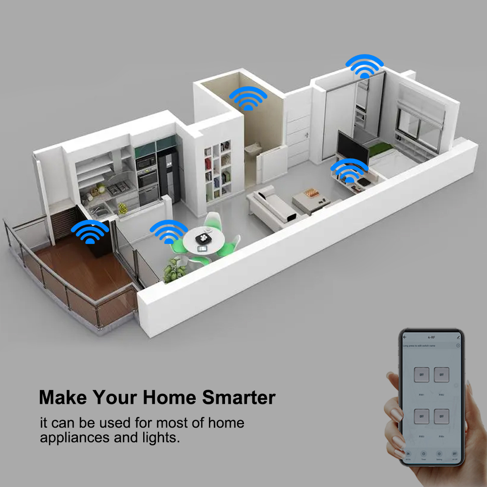 4CH Wifi / Zigbee Smart Relay  - Home Automation Technology review and price