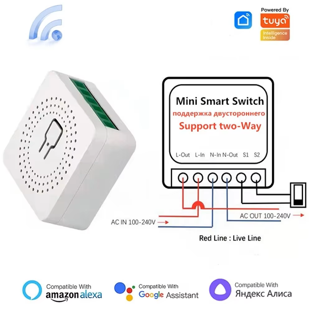 16A WiFi Smart Switch 2-Way DI - Smart Home Automation Diy review and price