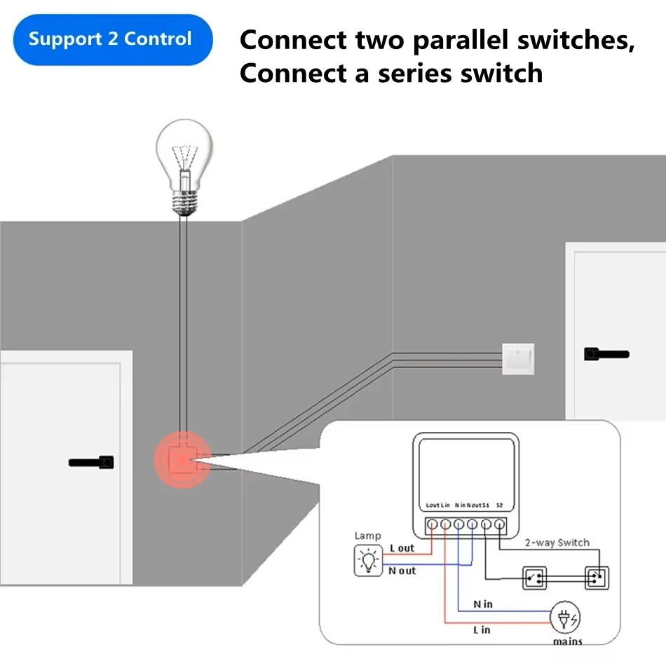 16A WiFi Smart Switch 2-Way DI - Smart Home Automation Diy review and price